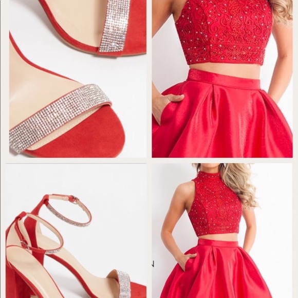 Rachel Allan Homecoming Dress rhinestones corset 0 - Picture 5 of 8